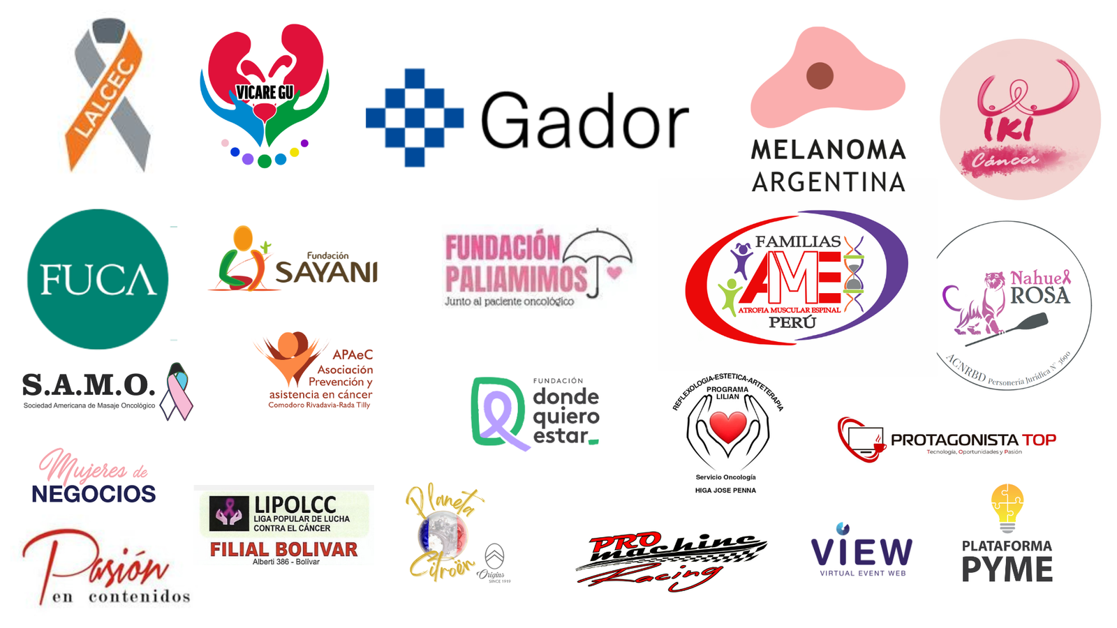 entidades que apoyan